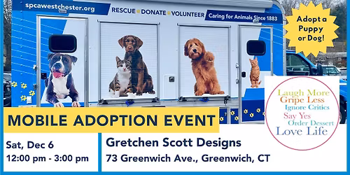 Mobile Adoption Event- Gretchen Scott Designs