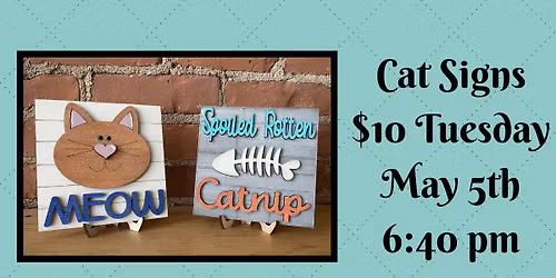 Mini Kitty Signs
