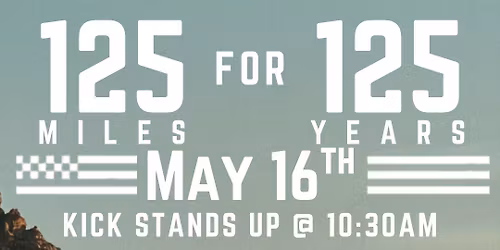 125 Miles for 125 Years Ride 