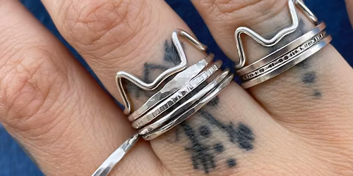 Make Your Own Silver Stacking Rings