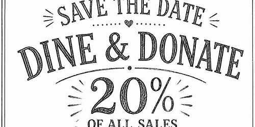 Dine & Donate at Rosso Pizzeria (Montgomery Dr location)