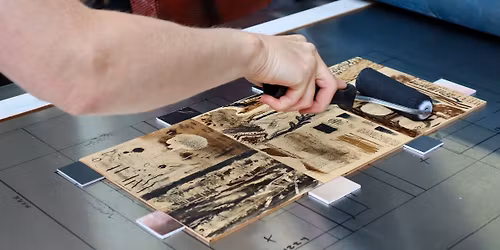 Mokulito with monotype printmaking course