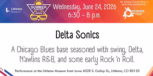 Delta Sonics: Summer Concert Series