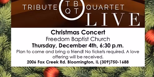 Tribute Quartet - Christmas Concert
