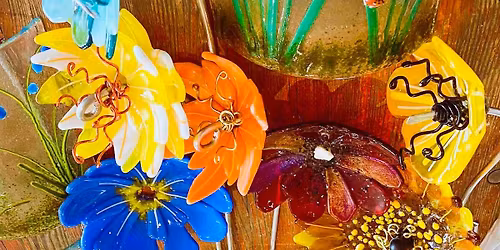 Fused Glass Art -Coasters Panels and Mini Vases 