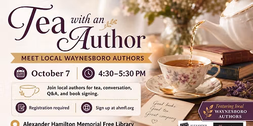 Tea with an Author