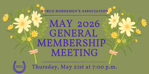 General Membership Meeting - May 2026