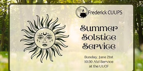 Open Summer Solstice Service