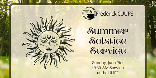 Open Summer Solstice Service