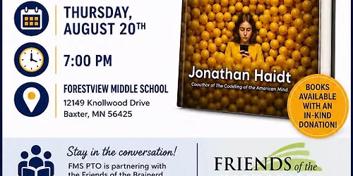 Forestview Middle School PTO Parent Series: Event #1