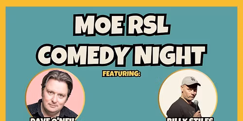 Moe RSL Comedy Night