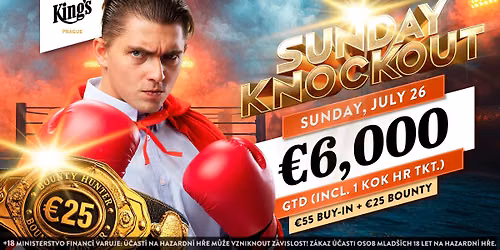 King's Sunday Knockout (Bounty \u20ac25)