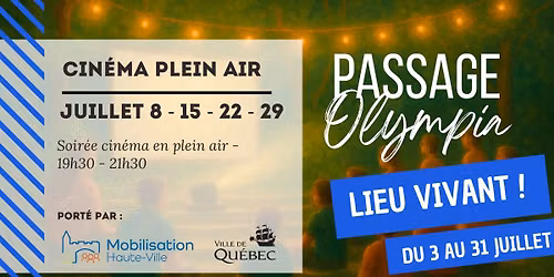 Cin\u00e9ma en plein air
