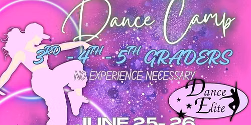 Hip hop Camp 3rd- 4th- 5th graders