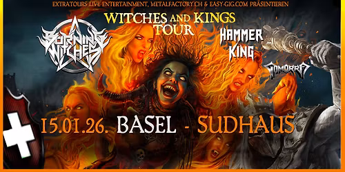BURNING WITCHES - Gomorra - Hammer King - Heavy Metal Night