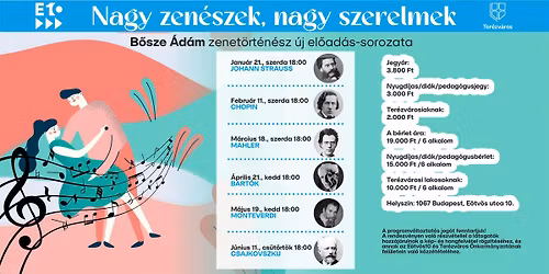 B\u0150SZE \u00c1D\u00c1M: NAGY ZEN\u00c9SZEK, NAGY SZERELMEK \u2013 Csajkovszkij