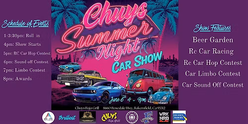 Chuy's Summer Night Car Show