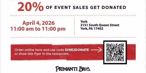 Primanti Brothers Dine 2 Donate