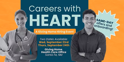Careers with HEART: A 2-Day Open Hiring Event