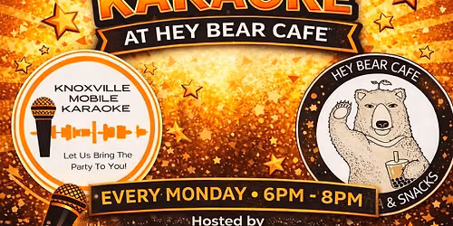 Monday Night Karaoke at Hey Bear Cafe