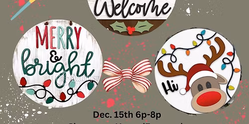 Door Hanger Paint Event