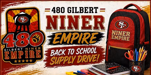 \ud83c\udf92\u2764\ufe0f 480 Gilbert Niner Empire Back to School Supply Drive \u2764\ufe0f\ud83c\udf92