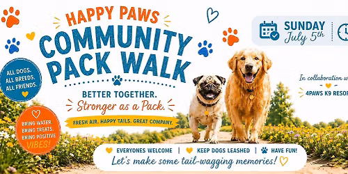Happy Paws Community Pack Walk
