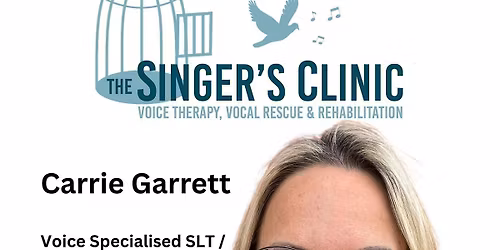 "Working with Singers" with Carrie Garrett (in person \/ online)