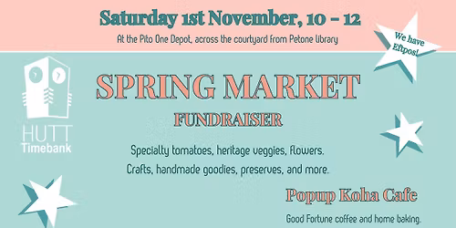 Hutt Timebank's Spring Market fundraiser