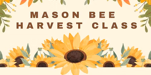 Mason Bee Harvest Class