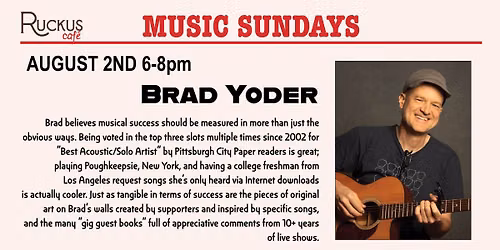 Sunday Night Music - Brad Yoder