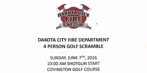 DCFD 4 Person Golf Scramble