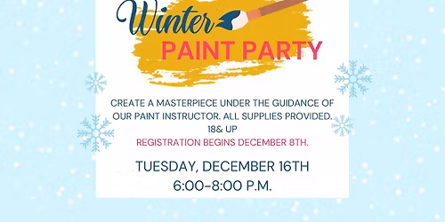 Winter Paint Party