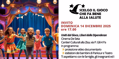 Uniti dal Gioco, Liberi dalle dipendenze. Scelgo il gioco che fa bene alla Salute.