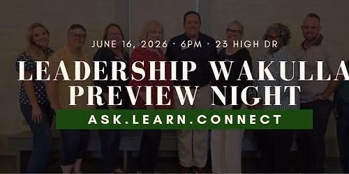 Leadership Wakulla Class 3 Preview Night