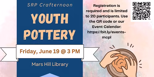 Crafternoon- Youth Pottery