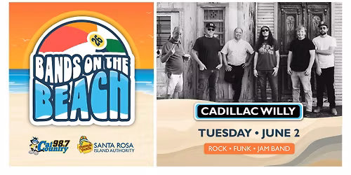 2026 Bands on the Beach - Cadillac Willy