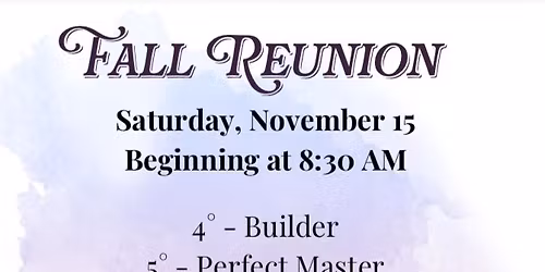 Fall Reunion