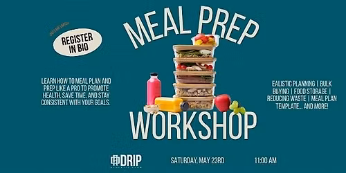 Meal Planning & Prepping Workshop