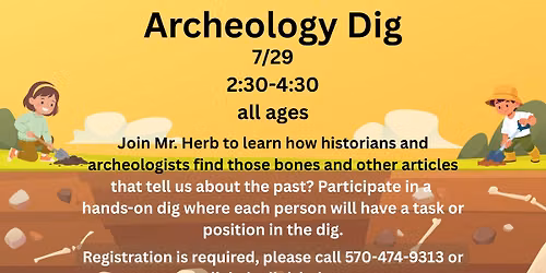 Archeology Dig