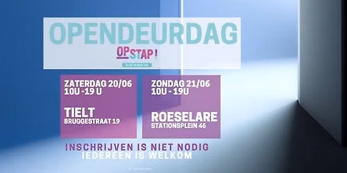 Opendeurdagen VOC Opstap