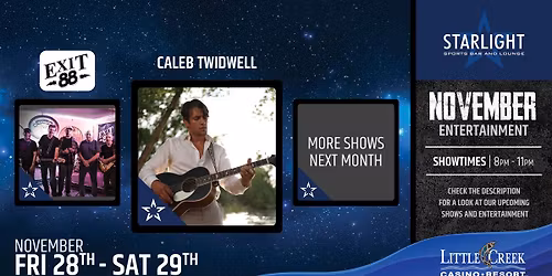 Caleb Twidwell Live in Starlight
