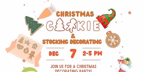 Meet Santa's Elves -Decorate Cooies & X-Mas Stockings
