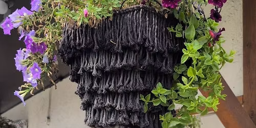 Macrame Fringe Hanging Basket Workshop 