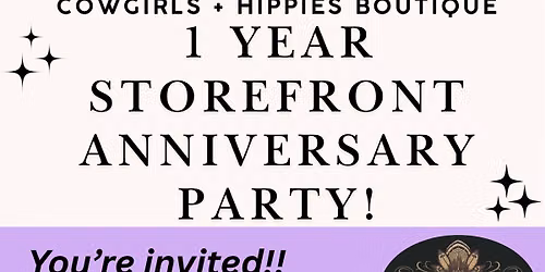 C+H 1 Year Storefront Anniversary 