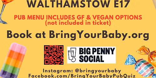 'BRING YOUR KIDS' FAMILY PUB QUIZ @ Big Penny Social, WALTHAMSTOW (E17) - BANK HOLIDAY SPECIAL!