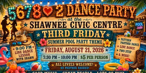 Shawnee Civic Centre - Dance Party - Pattern Partner, Line Dance, Two Step, etc.