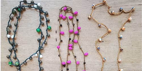 Make Beaded Crochet Necklaces