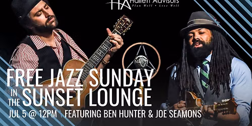 Free Jazz Sunday with Ben Hunter and Joe Seamons