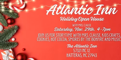 Holiday Open House @ The Atlantic Inn Hatteras